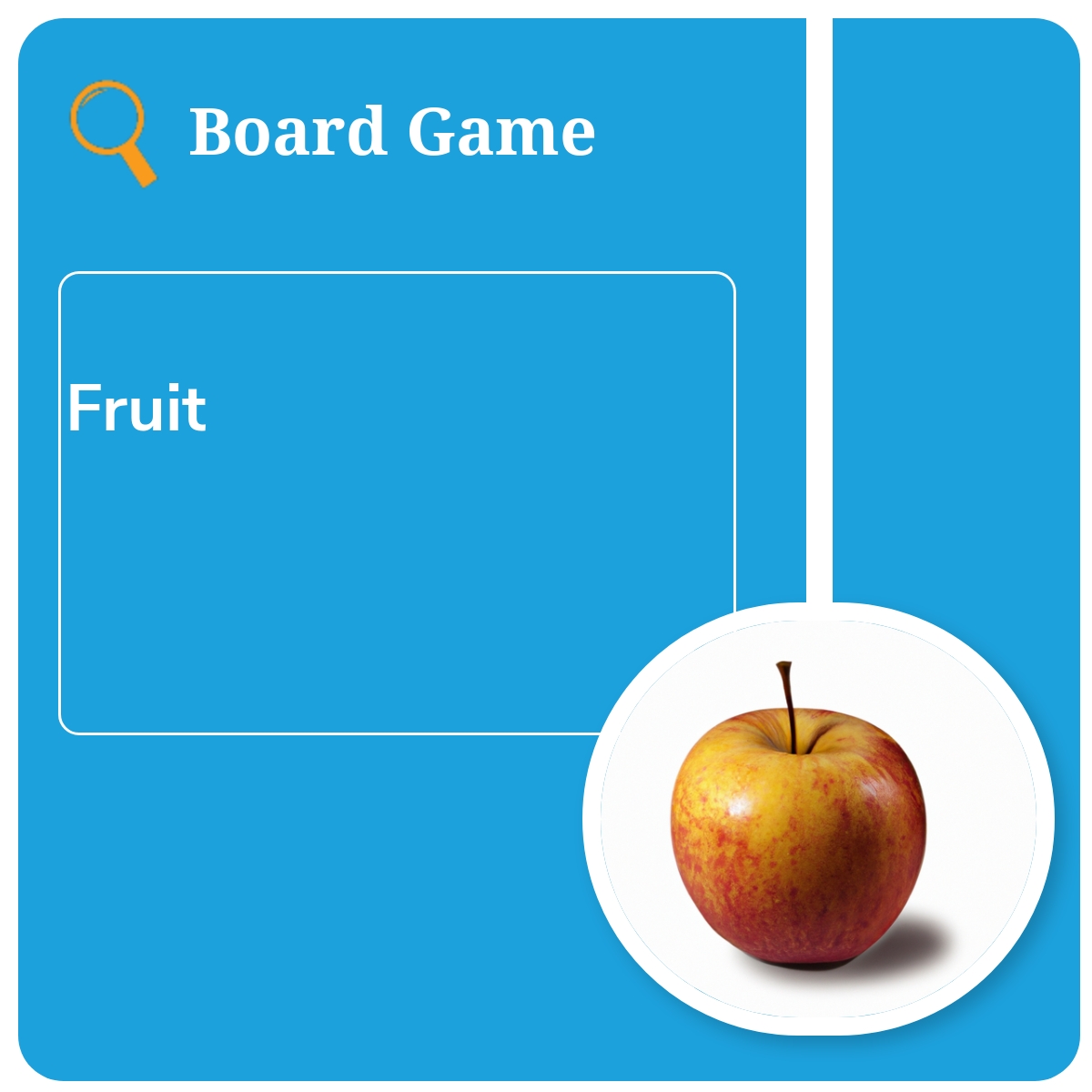 Word Venturer Board Game: fruit