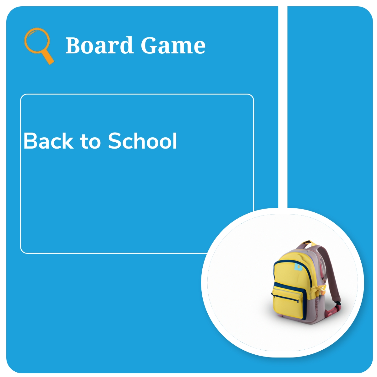 Word Venturer Board Game: Back to School