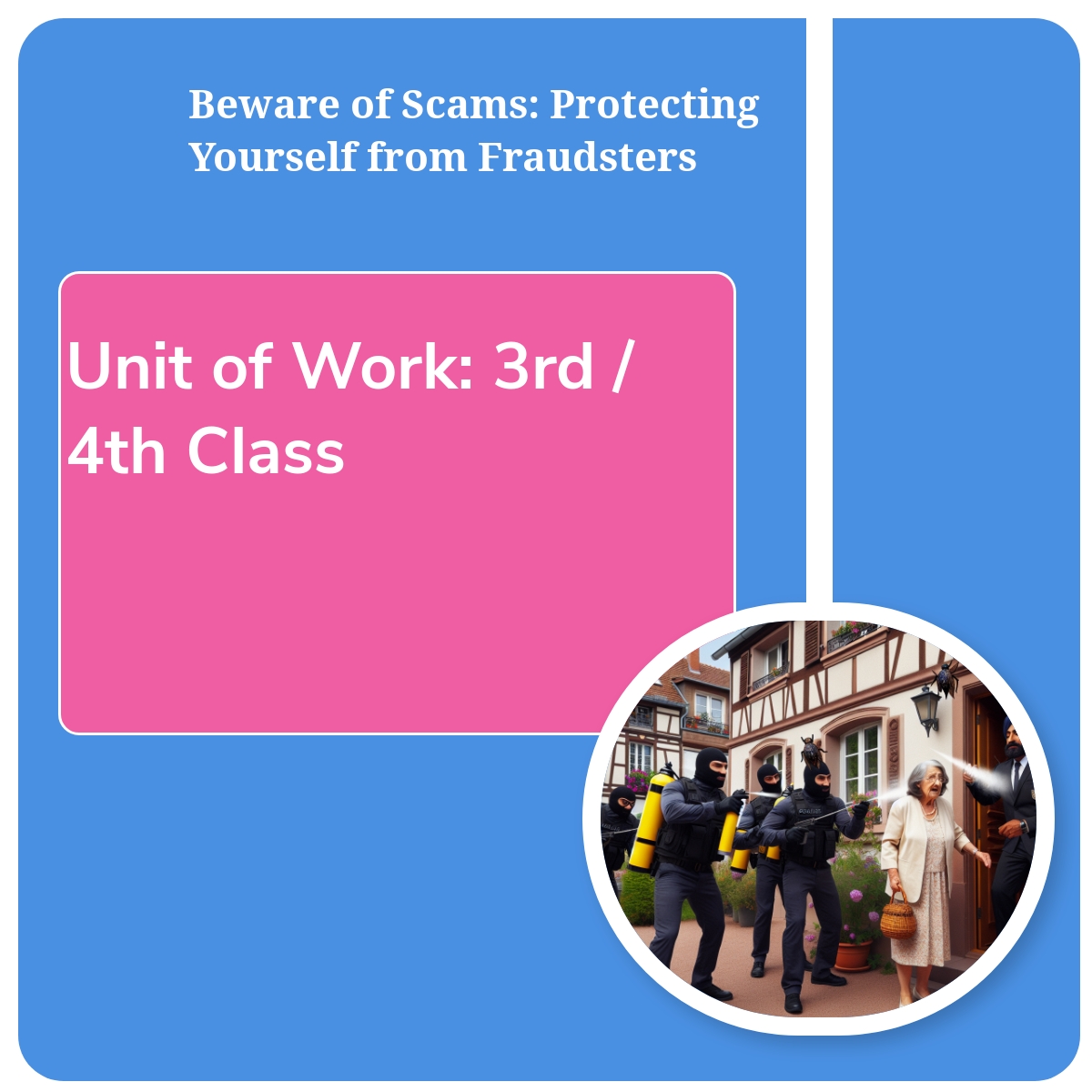 Unit of Work (3rd / 4th Class): Beware of Scams: Protecting Yourself 