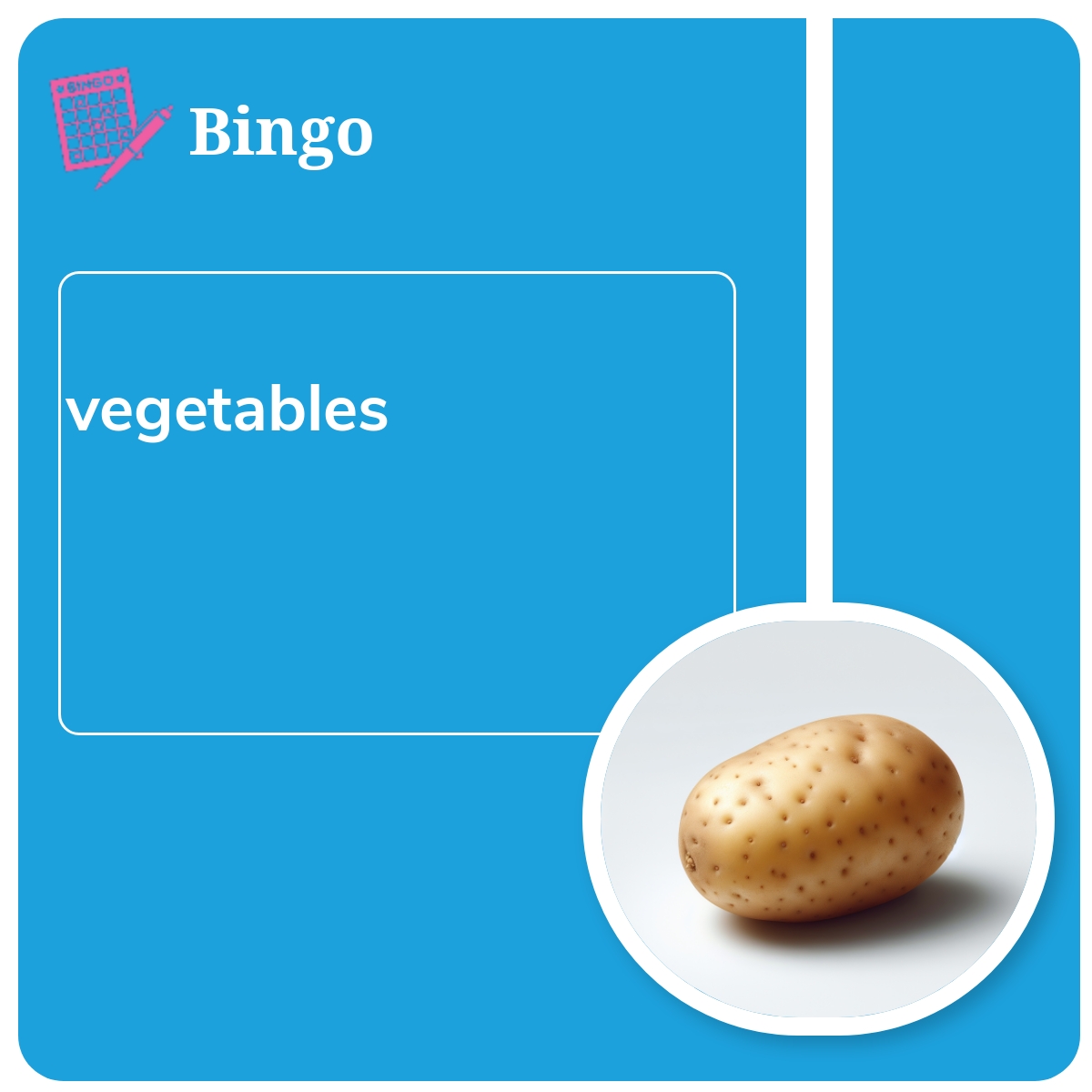 Bingo: vegetables