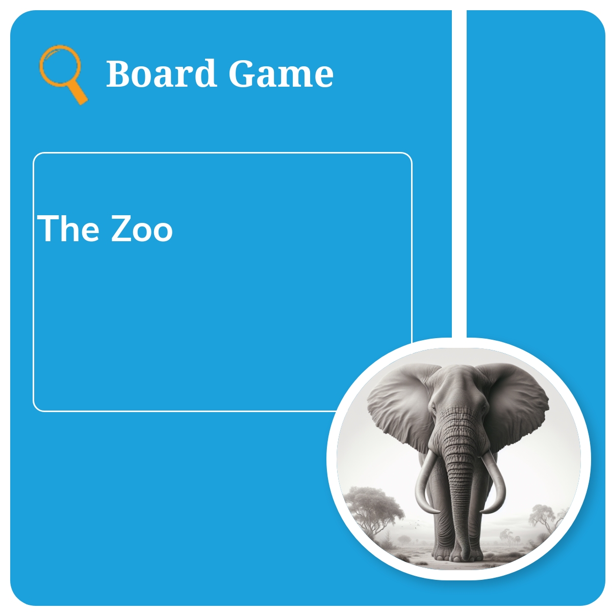 Word Venturer Board Game: The Zoo