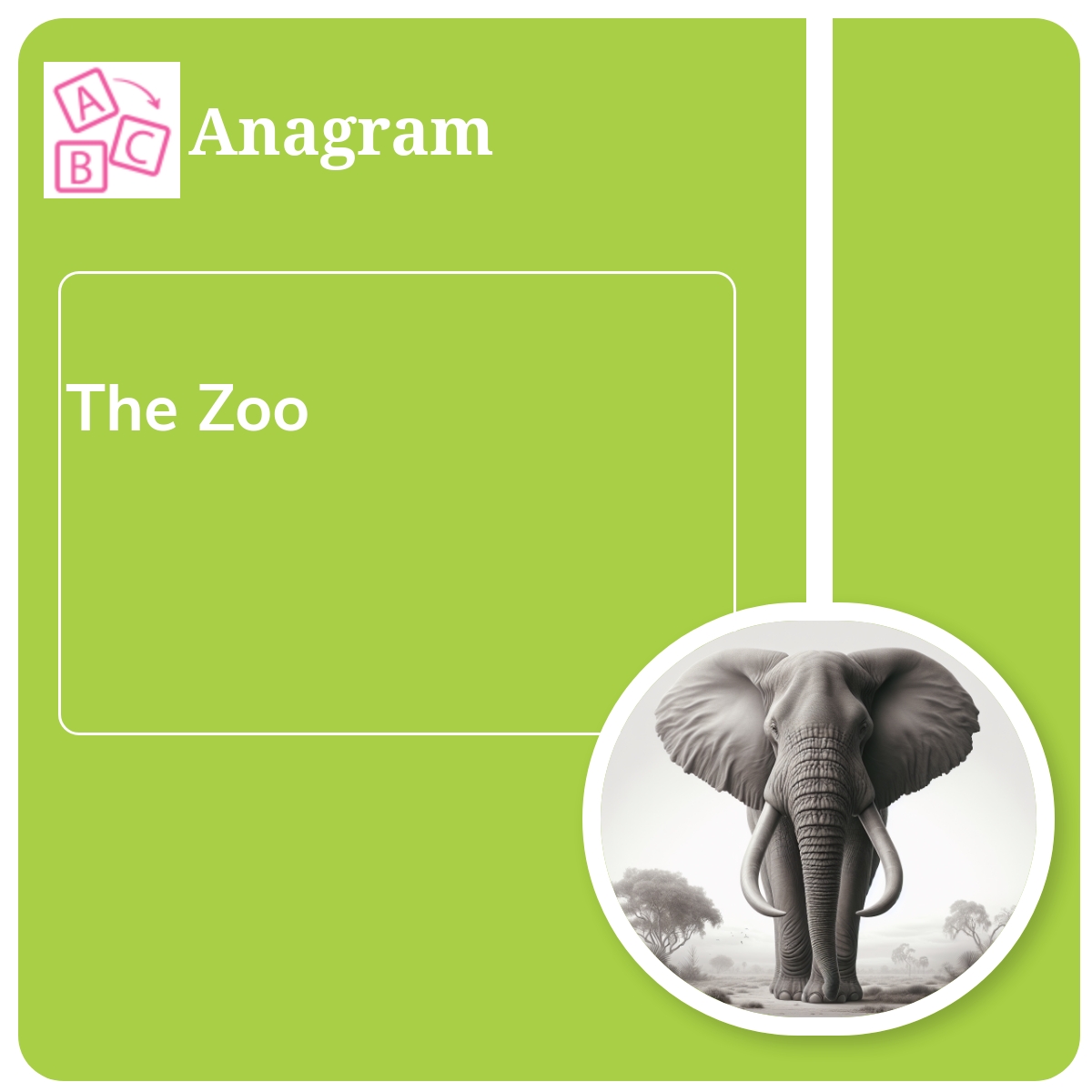 Simple Anagram: The Zoo