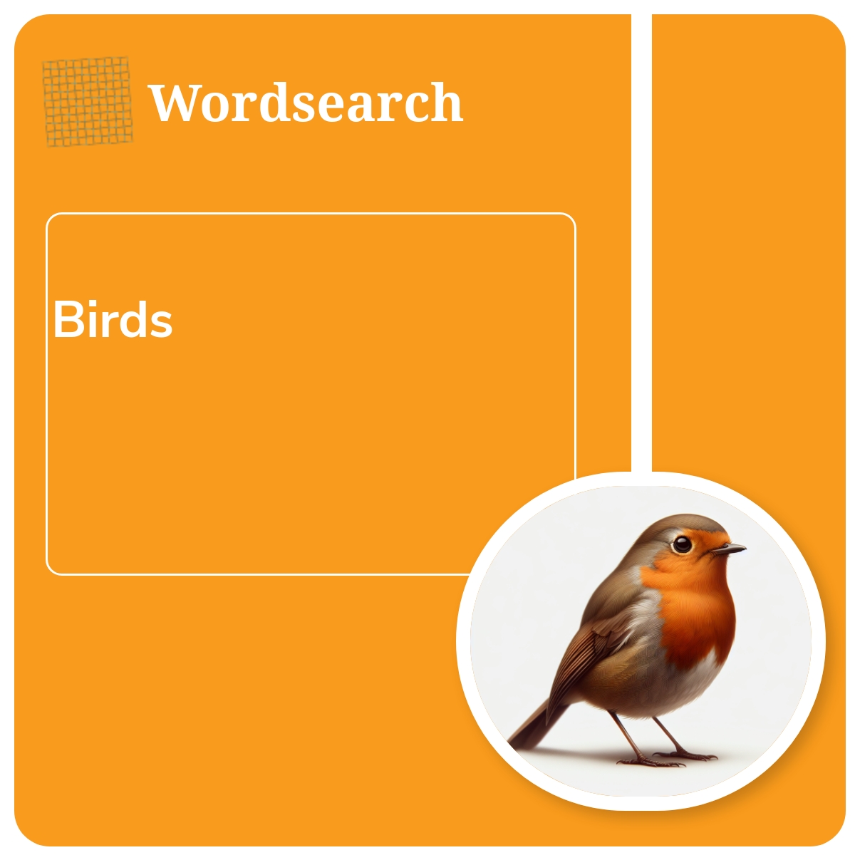 Wordsearch: Birds