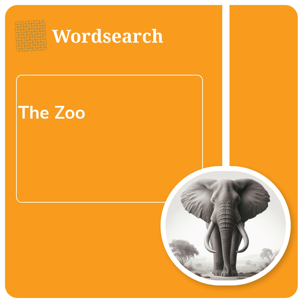 Wordsearch: The Zoo