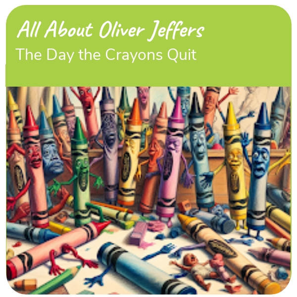 Visual Arts Plan: All About Oliver Jeffers  (3rd-6th Class)