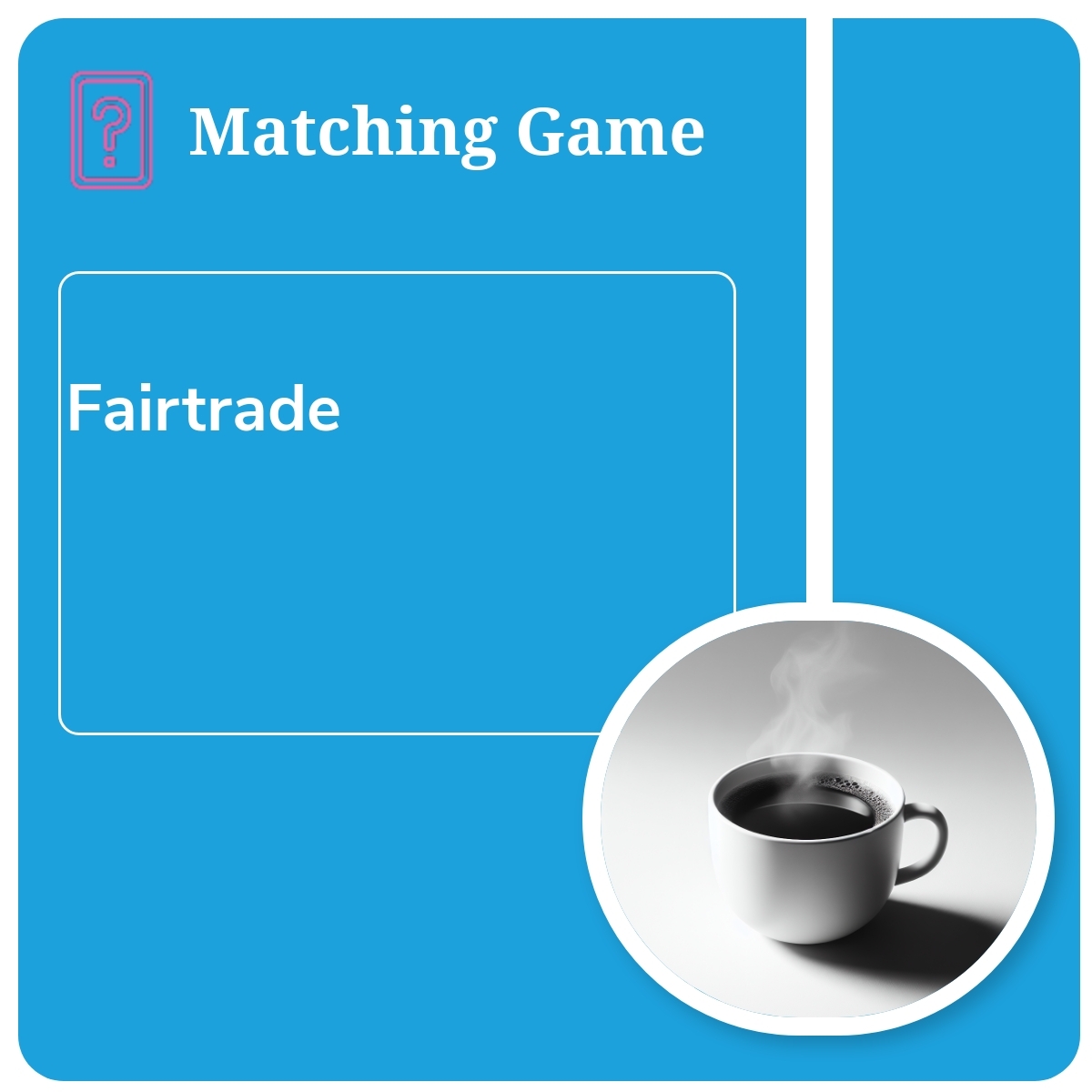 Matching Words to Pictures (Irish): Fairtrade