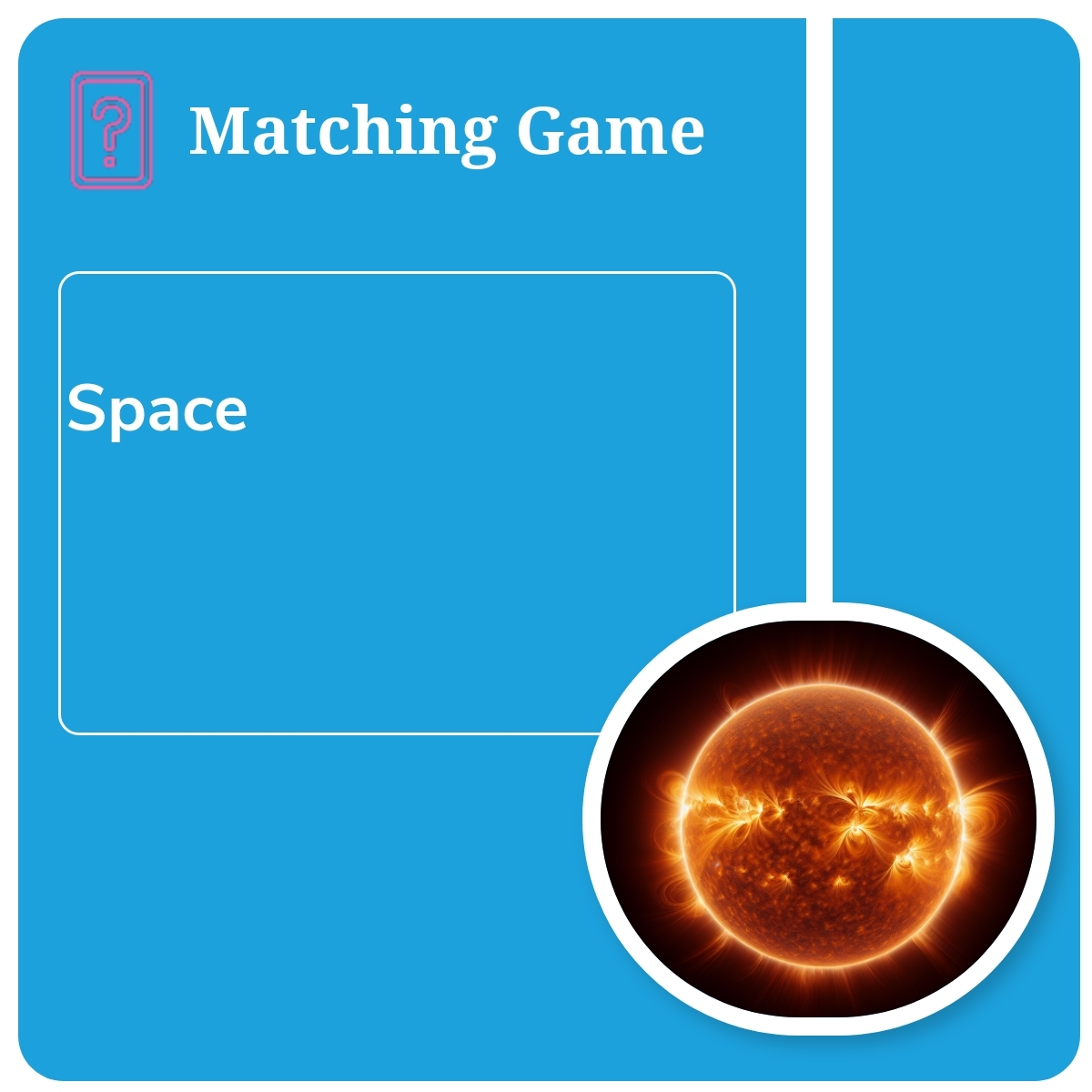 Matching Game: Space